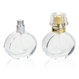 Frasco de perfume de vidro cosmético