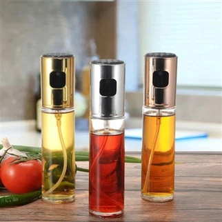 Frasco pulverizador de azeite de oliva de vidro